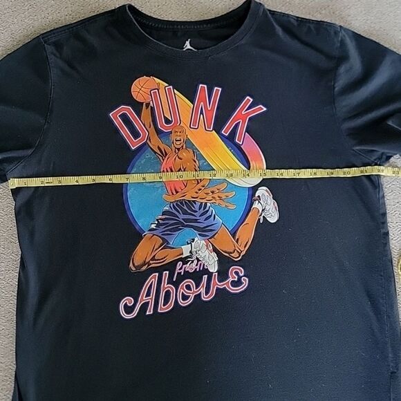 Nike Vintage Air Jordan Dunk From Above Black T-Shirt - Size XL - Picture 5 of 13